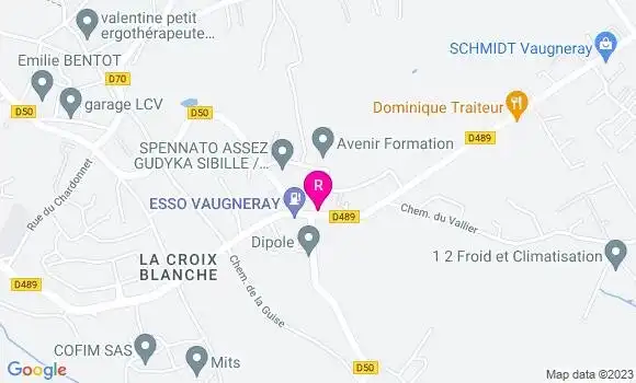 Localisation Restaurant  La Maison Blanche