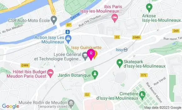 Localisation Restaurant  Saint Georges