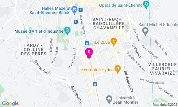 Localisation Restaurant  Le V et p