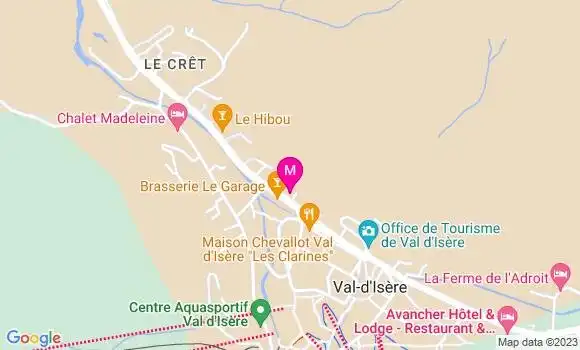 Localisation Restaurant  L