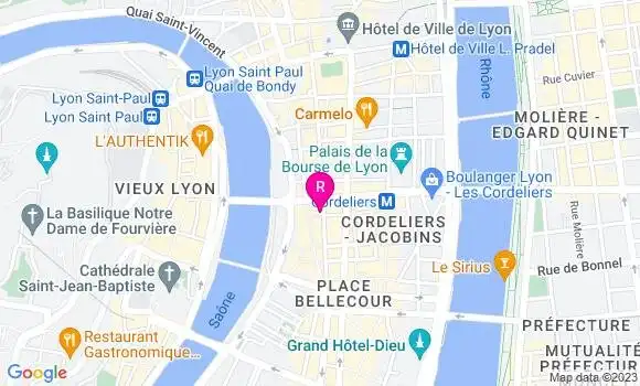 Localisation Restaurant  La Maison Marie