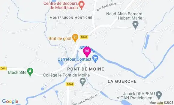 Localisation Restaurant  Au P