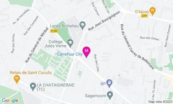 Localisation Restaurant  Le Montebello