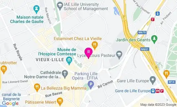 Localisation Restaurant  La Connivence