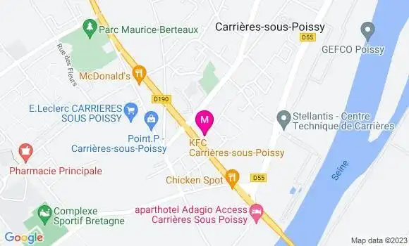 Localisation Restaurant  Kfc