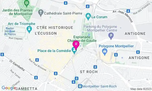 Localisation La Grande Brasserie