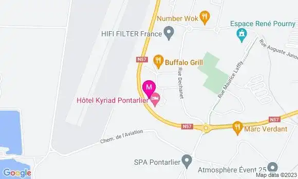 Localisation Restaurant Grill Courtepaille