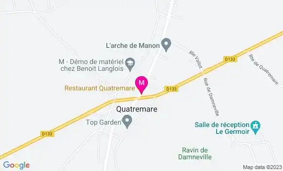 Localisation Restaurant  Le Quatremare