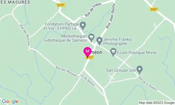 Localisation La Couturette Restaurant Estaminet
