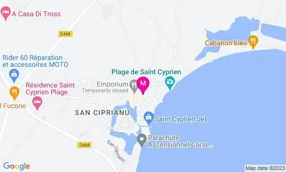 Localisation Restaurant  Vip Beach