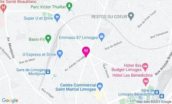 Localisation Restaurant  Le Carnot