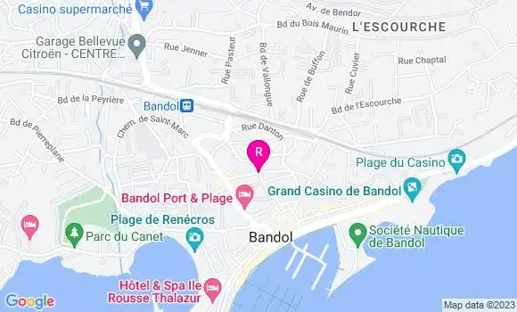 Localisation Restaurant  De la Terre au Vin