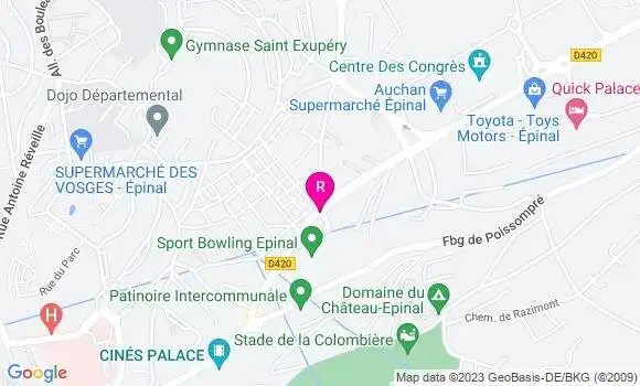 Localisation Restaurant  Les Moulins Bleus