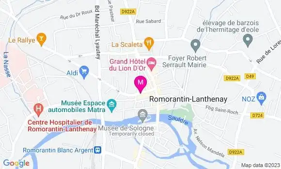 Localisation Restaurant  La Table Gourmande