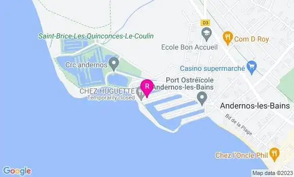 Localisation Restaurant  La Parqueuse