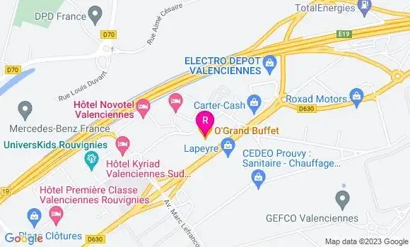 Localisation Restaurant  O