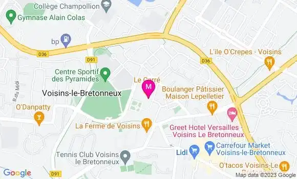 Localisation Le Carré Restaurant
