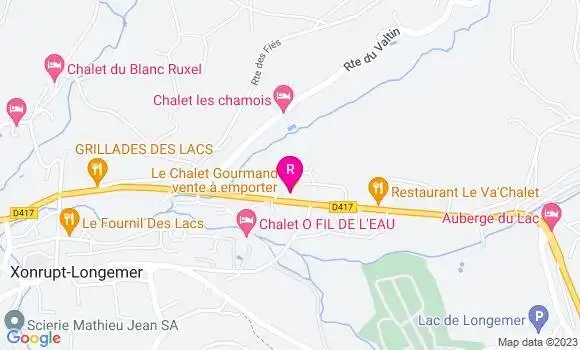Localisation Restaurant  Le Chalet Gourmand