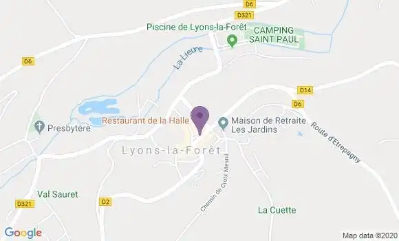 Localisation Restaurant  Le Petit Lyons