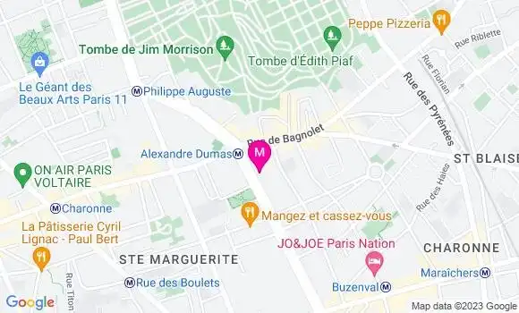 Localisation Restaurant Bar Le Muscadet
