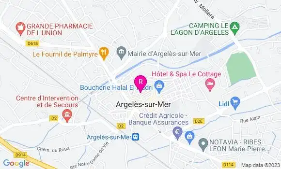 Localisation Restaurant  La Bartavelle
