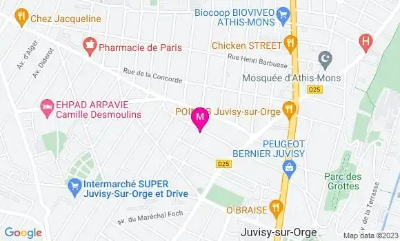 Localisation Restaurant  Pizza Mario