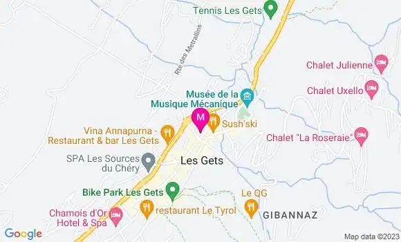Localisation Pizzeria Le Flambeau