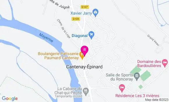 Localisation Restaurant  Le Paddock