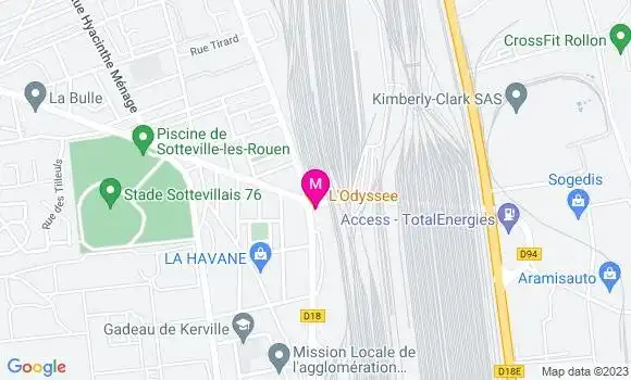 Localisation Restaurant  L