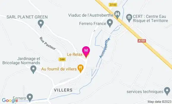 Localisation Restaurant Bar Le Relax