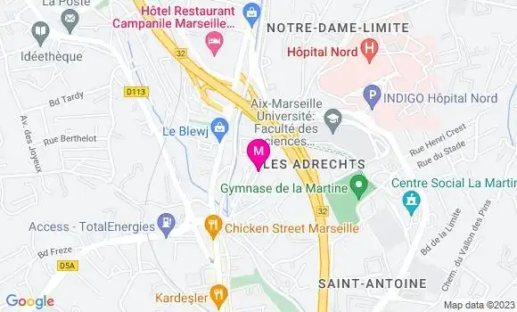 Localisation Restaurant Bar Le Delyse