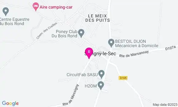 Localisation Restaurant  Le Savignien