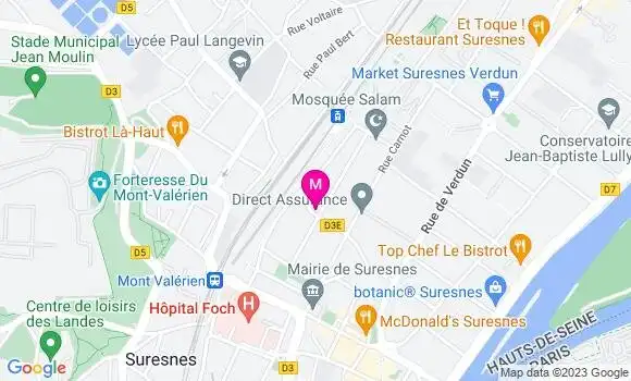 Localisation Restaurant  La Toscana