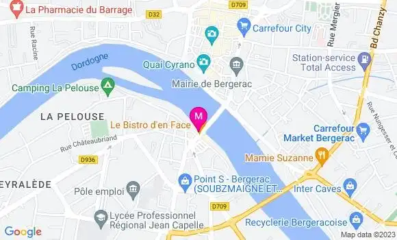 Localisation Bistrot Le Bistro d