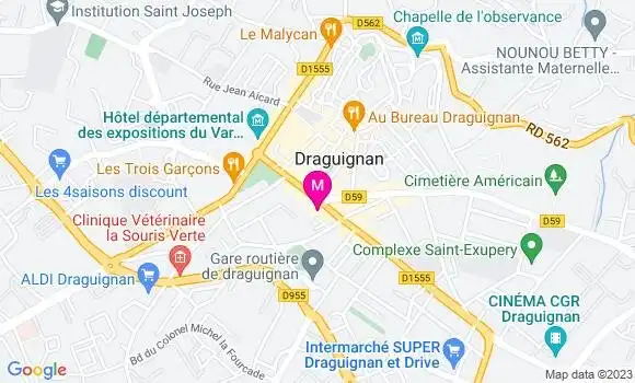 Localisation Bistrot Bistro du Théâtre