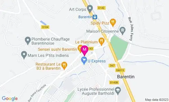 Localisation Restaurant  L