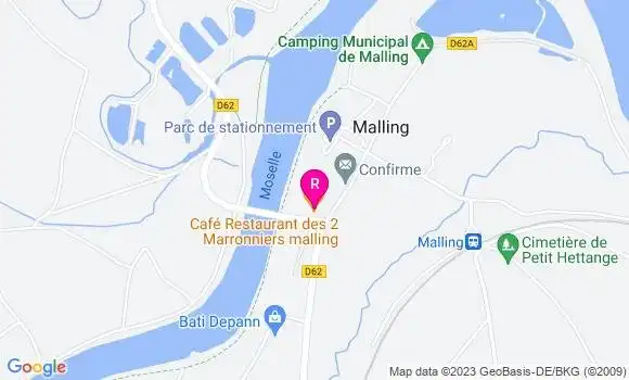 Localisation Pub Restaurant des 2 Marronniers