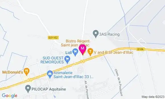 Localisation Bistrot Bistro Régent