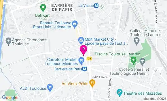 Localisation Bistrot Hanoi Bistro