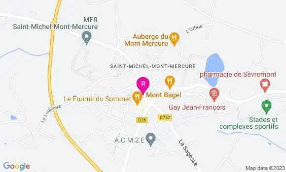 Localisation Restaurant  Le Relais Saint Michel