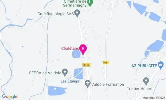Localisation Pizzeria des Sources