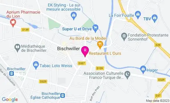 Localisation Restaurant  L