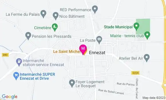 Localisation Auberge Le Cantou