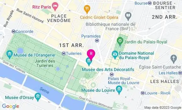 Localisation Restaurant  Café de Paris