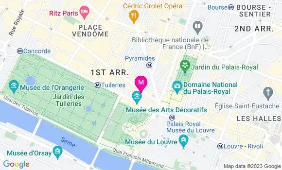 Localisation Restaurant  La Cantine Café de Paris