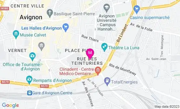 Localisation Pizzeria Le Synopsis