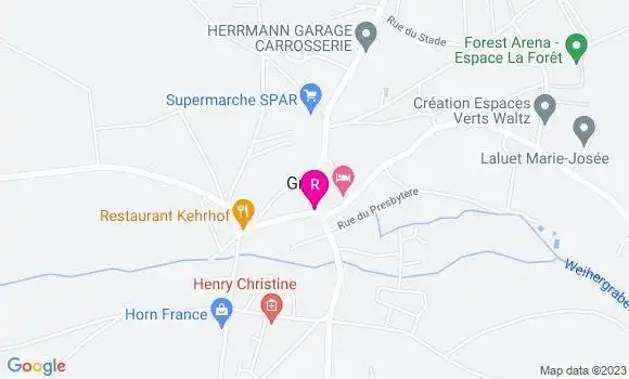 Localisation Restaurant  A l