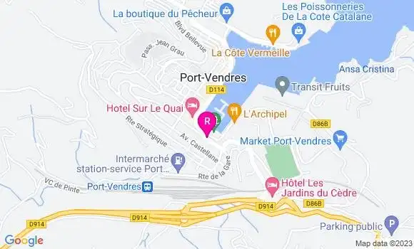 Localisation Restaurant du Port