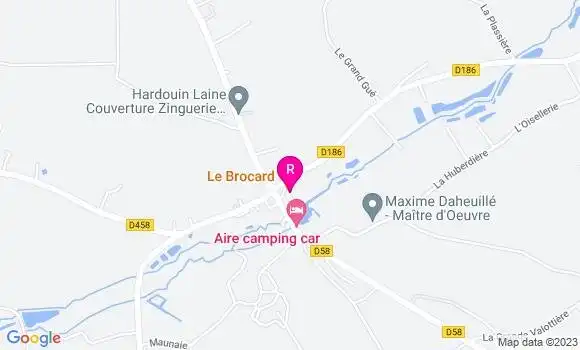 Localisation Restaurant  Le Brocard