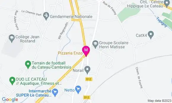 Localisation Pizzeria Enzo